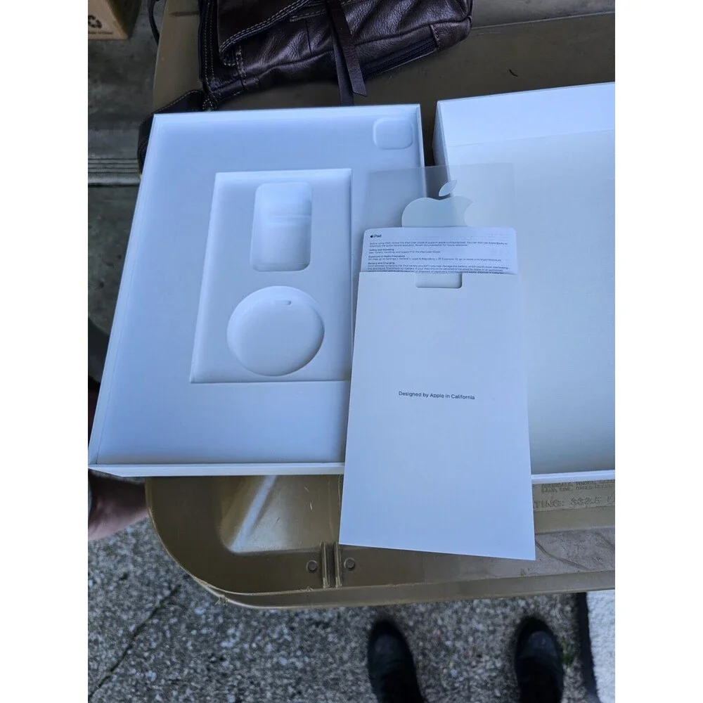 Apple iPad Pro 5th Gen 256GB Wi-Fi 12.9 inch BOX ONLY Silver Model A2378 Clean!